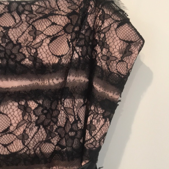 BCBG Max Azria Y2K Vintage Lace Tea Dress - Picture 3 of 8